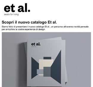 Scopri il nuovo catalogo Et al.