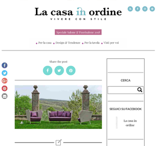 La casa in ordine